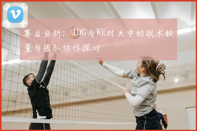 赛后分析：JDG与WE对决中的战术较量与团队协作探讨