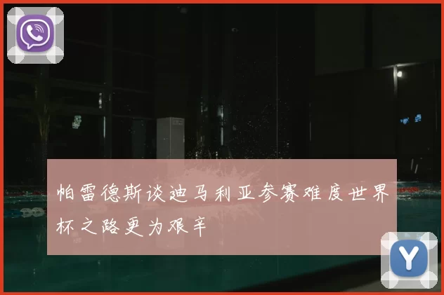 帕雷德斯谈迪马利亚参赛难度世界杯之路更为艰辛